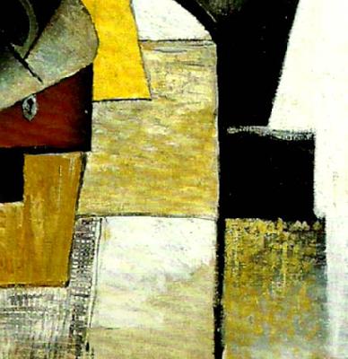 Kazimir Malevich detail of portrait of the composer matiushin, oil painting picture